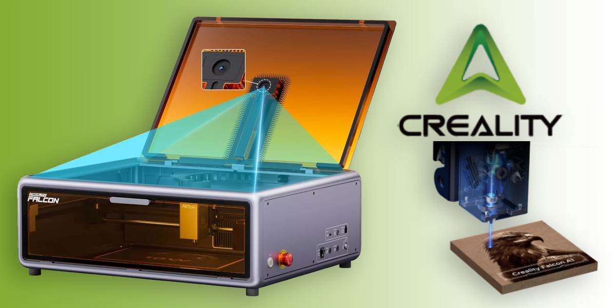 Закритий лазерний гравер Creality Falcon A1, фото